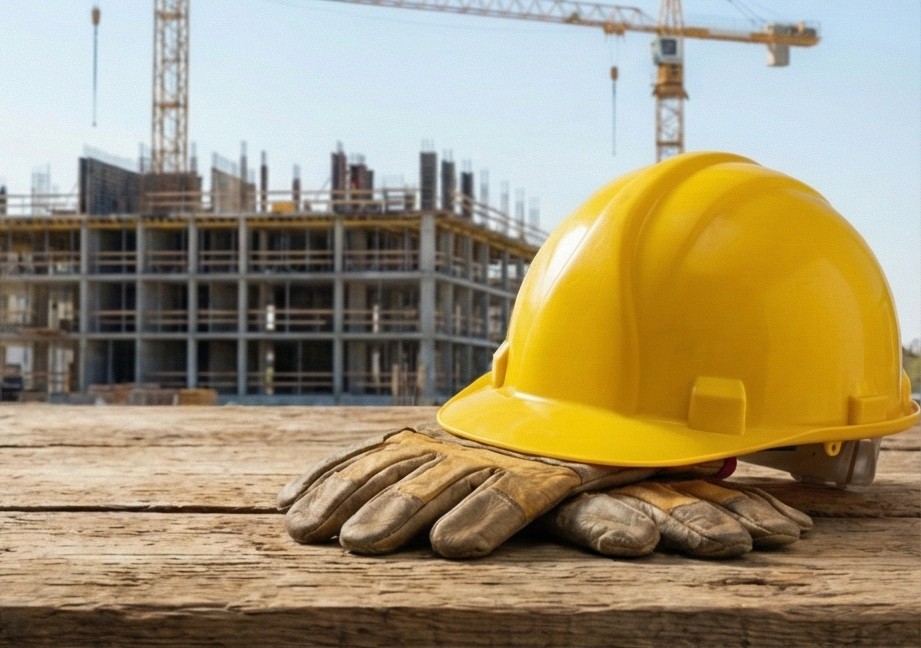 Sarı baret ve iş güvenliği ekipmanları